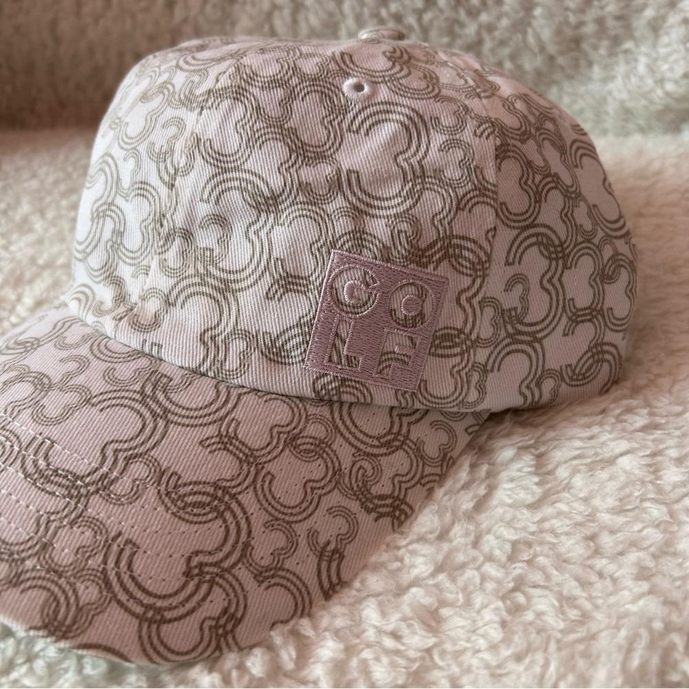 Adidas Women’s 3 Par Golf Dad Cap Cream & Tan NEW - Picture 2 of 4